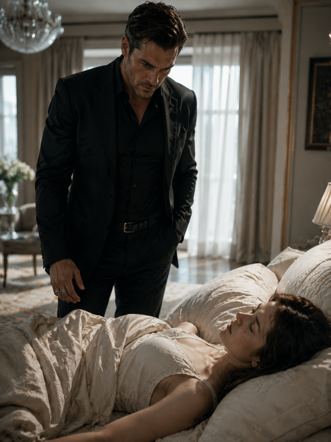 The Mafia Boss Said “Wake Up—You’re Coming With Me” Beside Her Bed…And the Dangerous Man Who Took Her From Her Apartment Became the Only One Willing to Protect Her Life