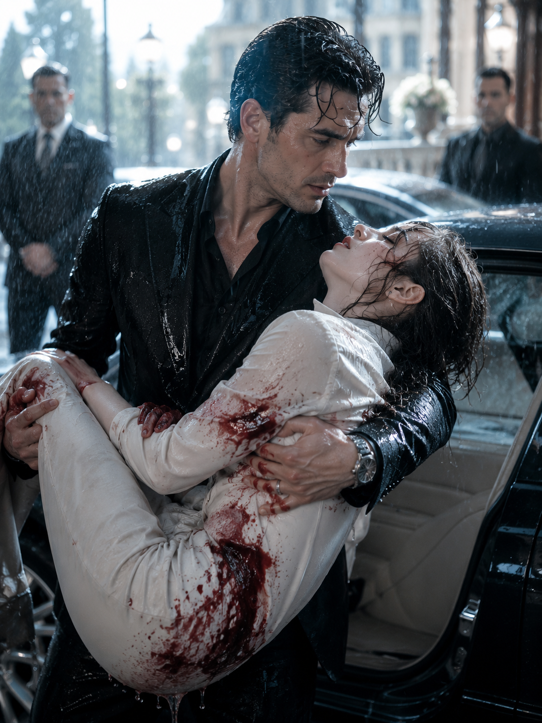 During a Rain-Soaked Ambush, She Threw Herself in Front of a Mafia Boss’s Daughter—When He Carried Her Away Bleeding, He Swore She Had Saved His World and He Owed Her Everything