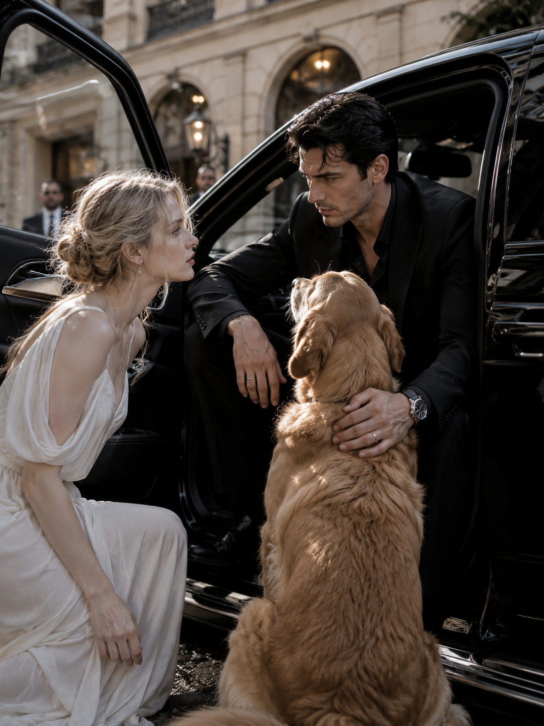 Chasing Her Golden Retriever Into a Mafia Boss’s Black SUV, She Found That When Her Dog Refused to Leave Him, the Most Dangerous Man in New York Was the Only One Who Could Guard Her Heart
