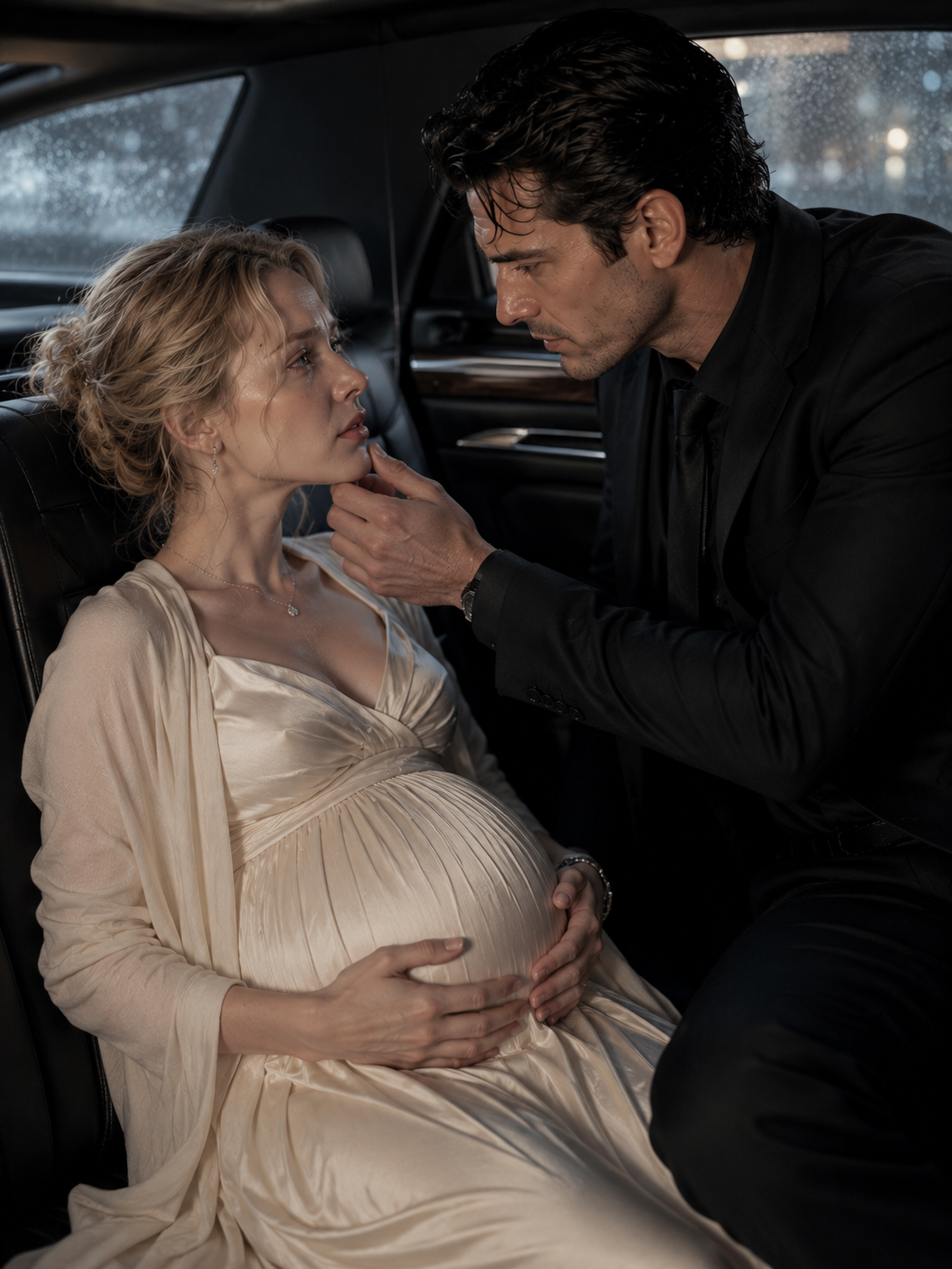 She Took Shelter in the Wrong Mafia Boss’s Car During a Storm—Nine Months Later, She Was Carrying the Heir to the Empire That Ruined Her Family