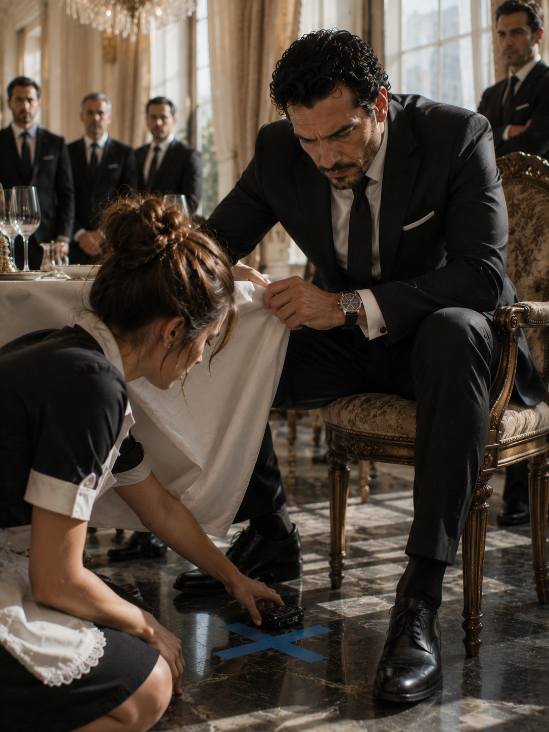 The Housekeeper Left a Blue Mark No One Understood—Until the Mafia Boss Discovered the Trap