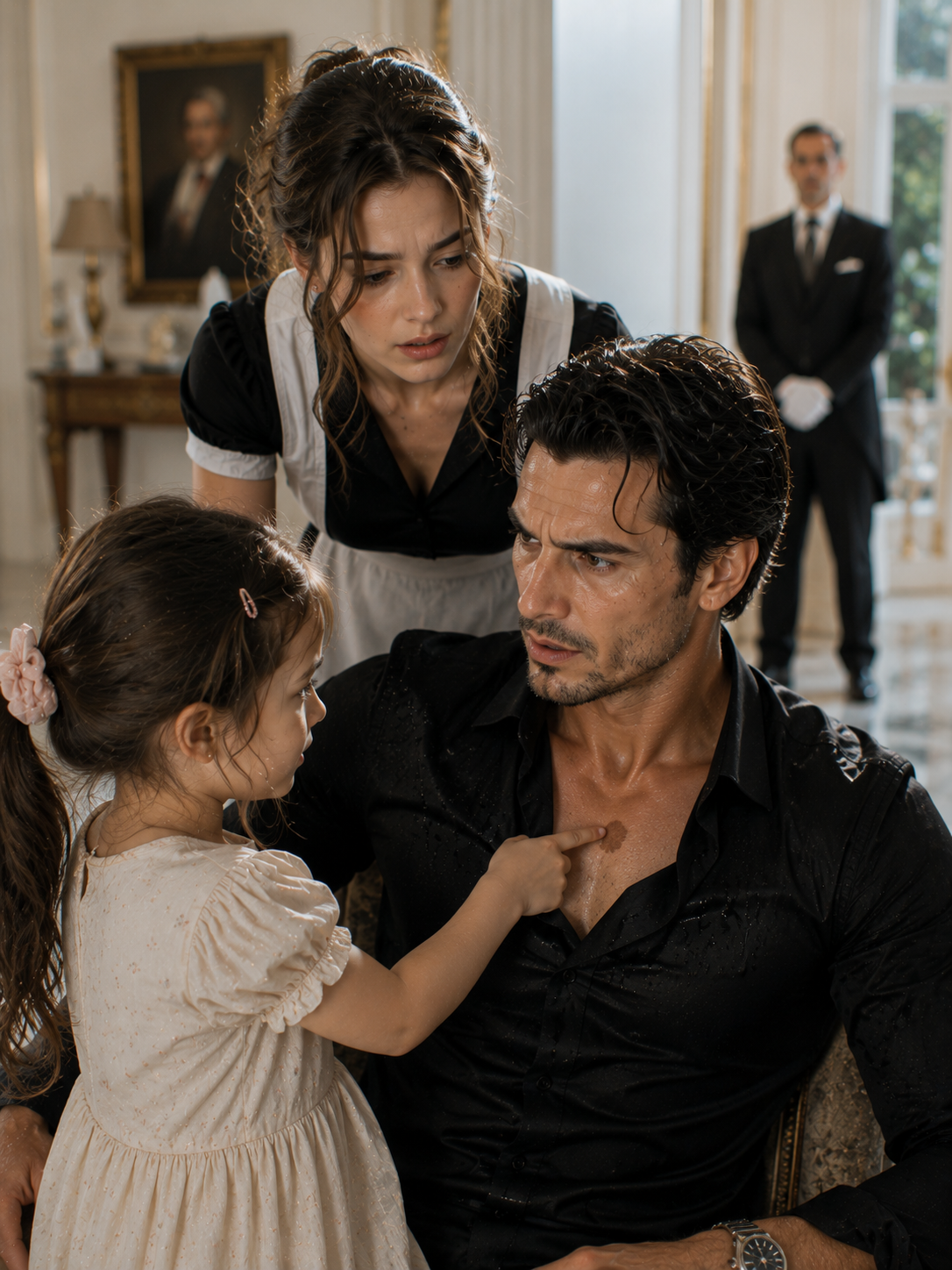The Maid’s Little Girl Pulled the Mafia Boss From the Flames—Then One Birthmark Changed Everything