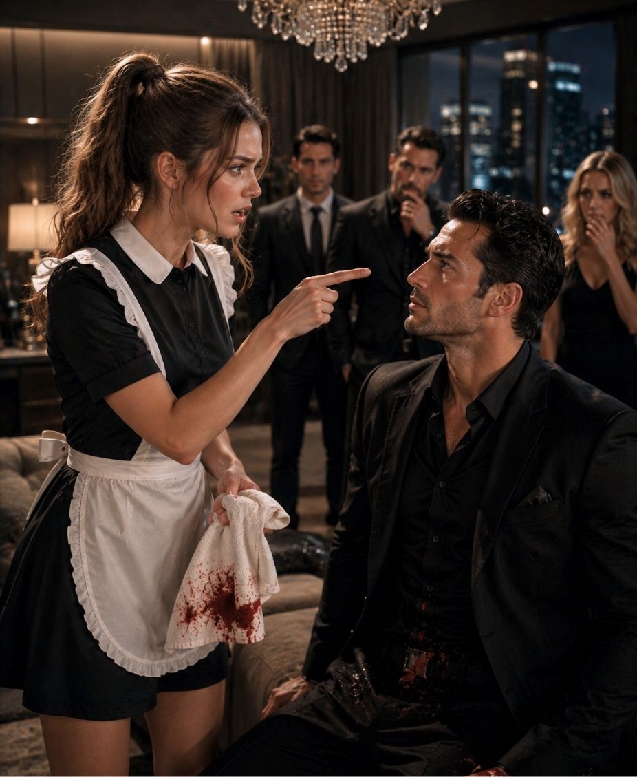 When the Maid Scolded the Mafia Boss Over Bloodstained Towels, Nobody Took Her Seriously. By Sunrise, They Were Begging Her to Talk.