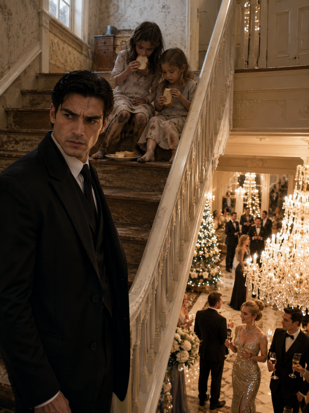 The Millionaire Came Home for Christmas—Then Found His Daughters Living a Nightmare Upstairs