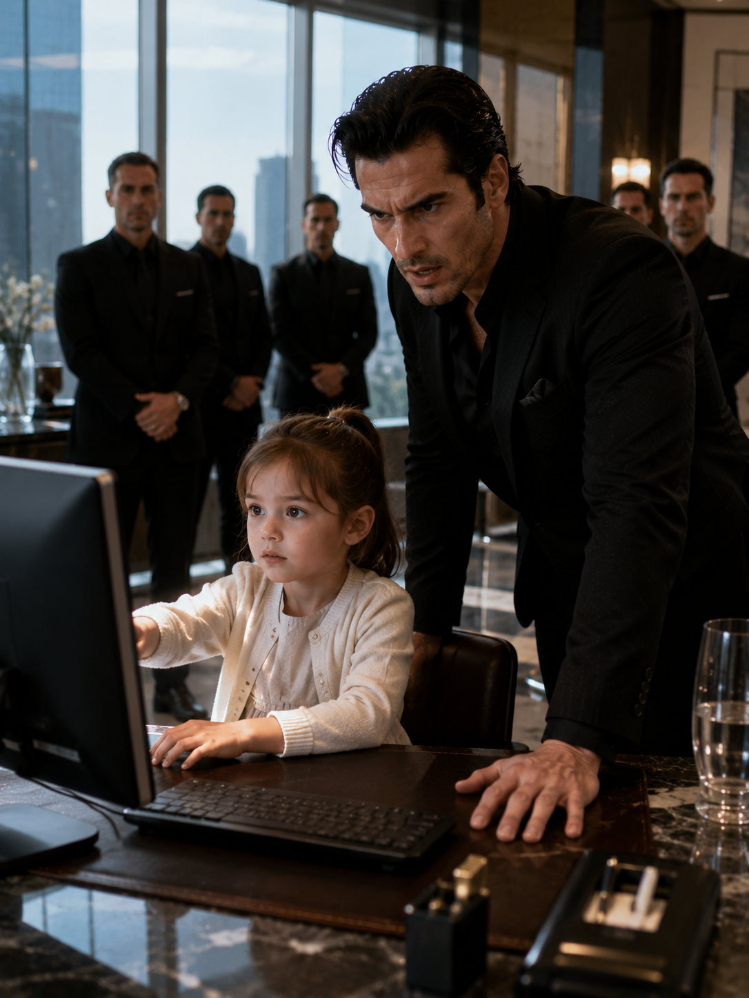 “Who Let You In Here?” the Mafia Boss Growled—Then the Little Girl Saved His Life