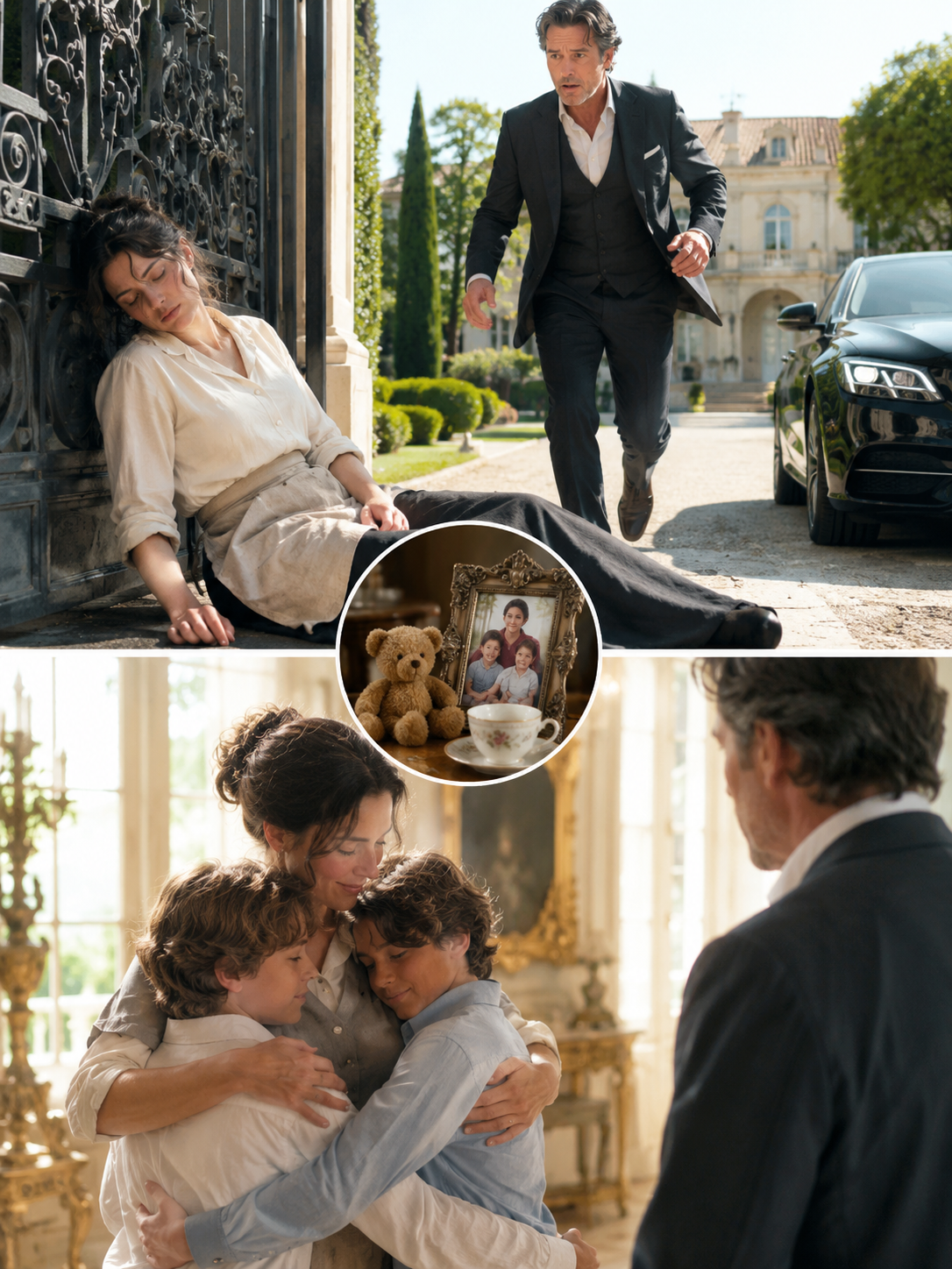 The Widowed Millionaire Found His Housekeeper Collapsed at the Gate Before His Sons Finally Told Him Why They Loved Her More Than Home