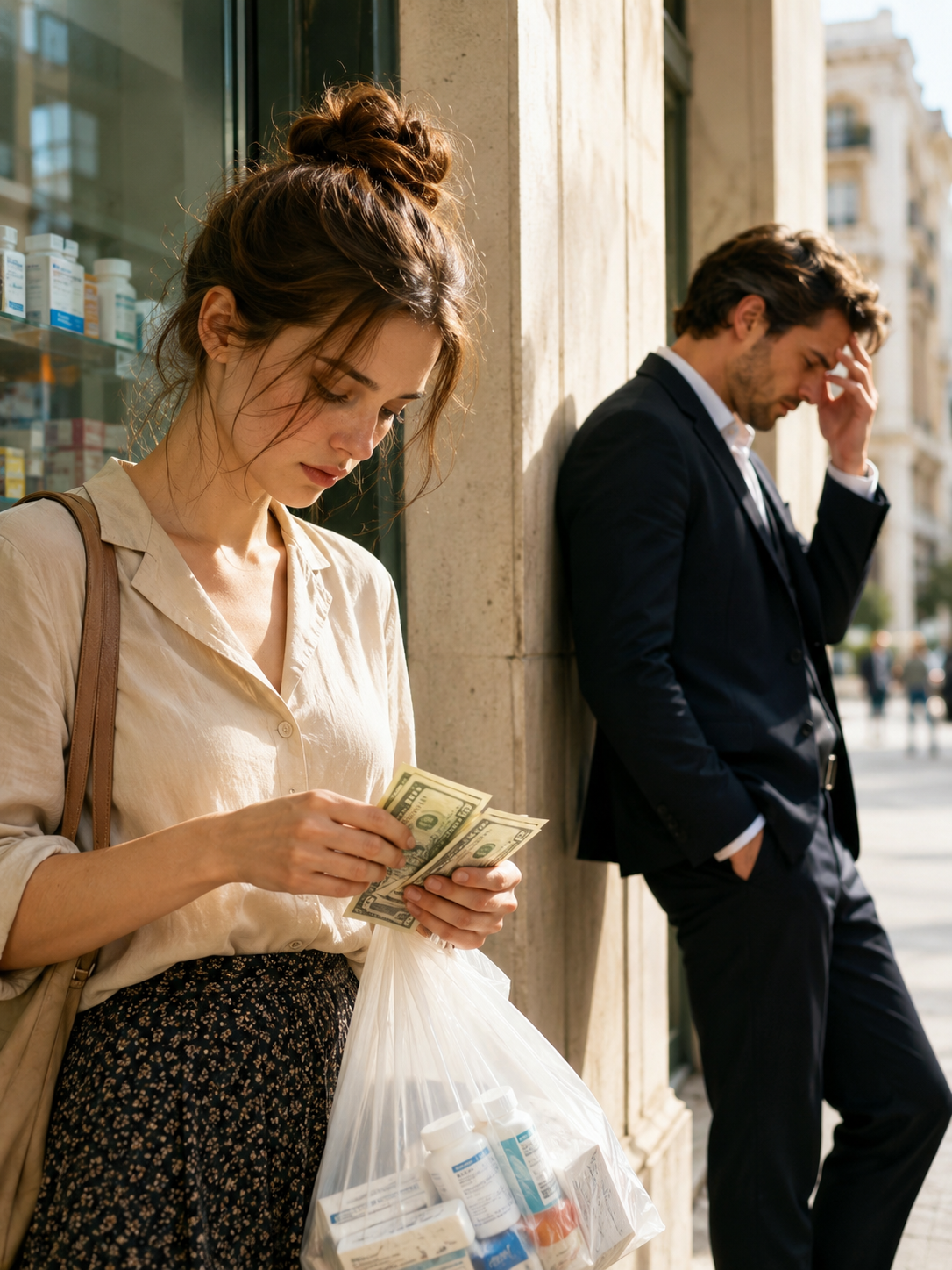 The Billionaire Saw His Ex-Wife Crying in CVS—Then a Little Girl Whispered, “Mommy, Don’t Cry. I Can Stop Being Sick.”
