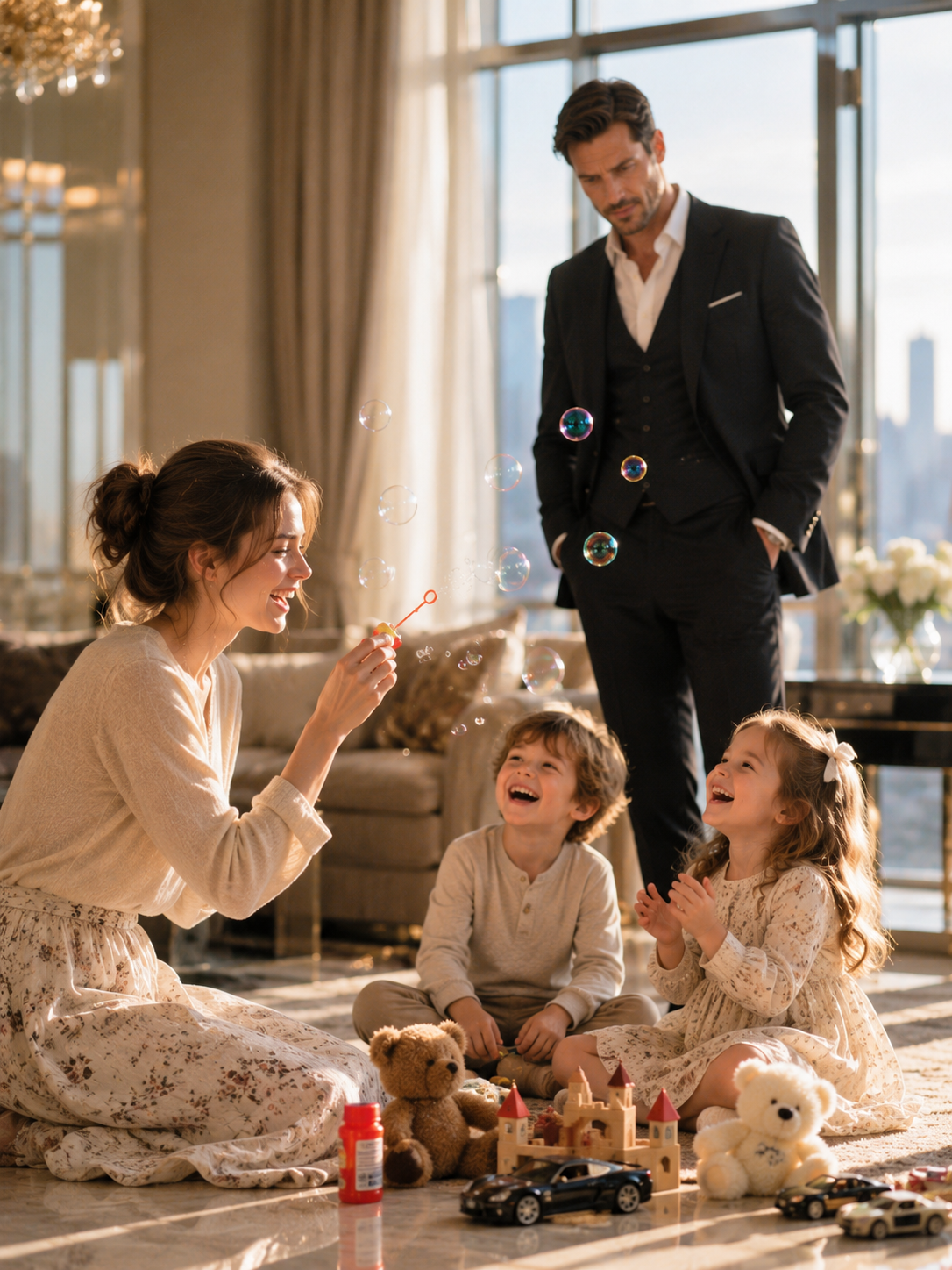 The Billionaire’s Twins Hadn’t Smiled Since Their Mother Died Until a Stranger Chased Their Silence Away