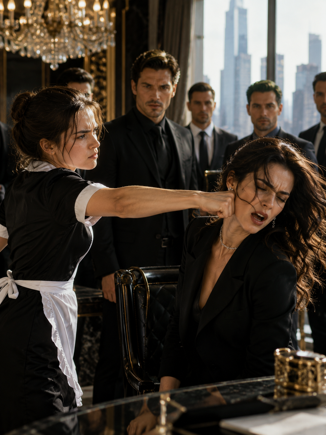 The Room Belonged to Its Most Feared Woman—Until the Maid Broke the Silence With One Punch