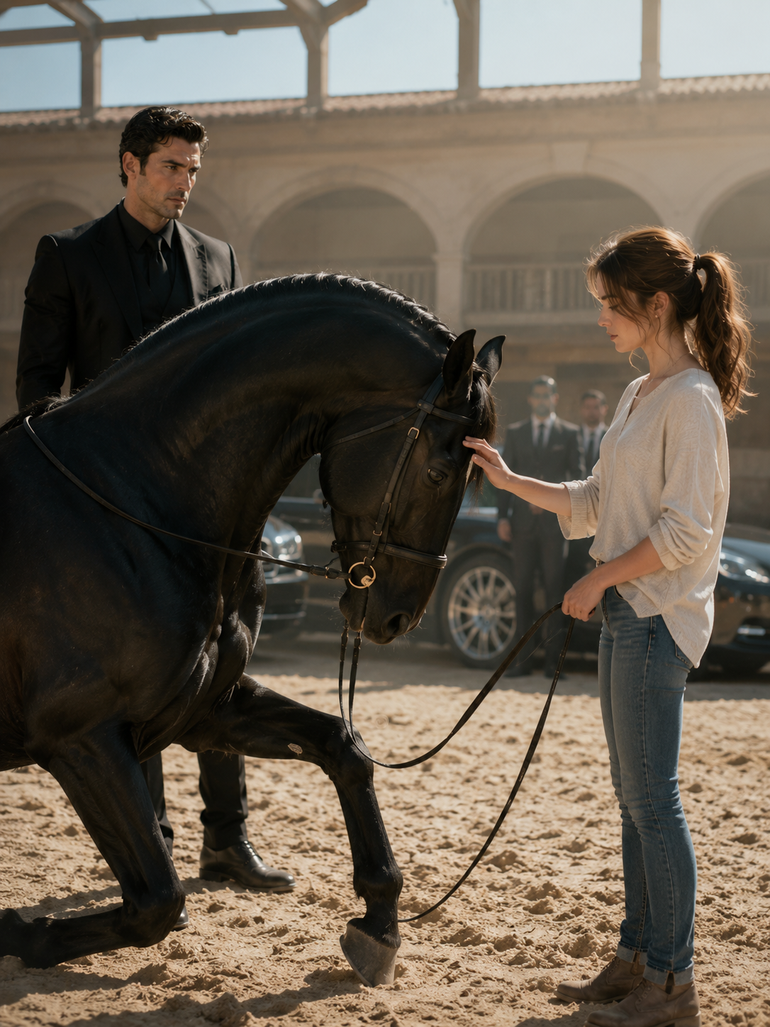 The Mafia Boss Hired a Broke Nanny—Then She Walked Into His Private Ring and Made His $1.4 Million Stallion Bow