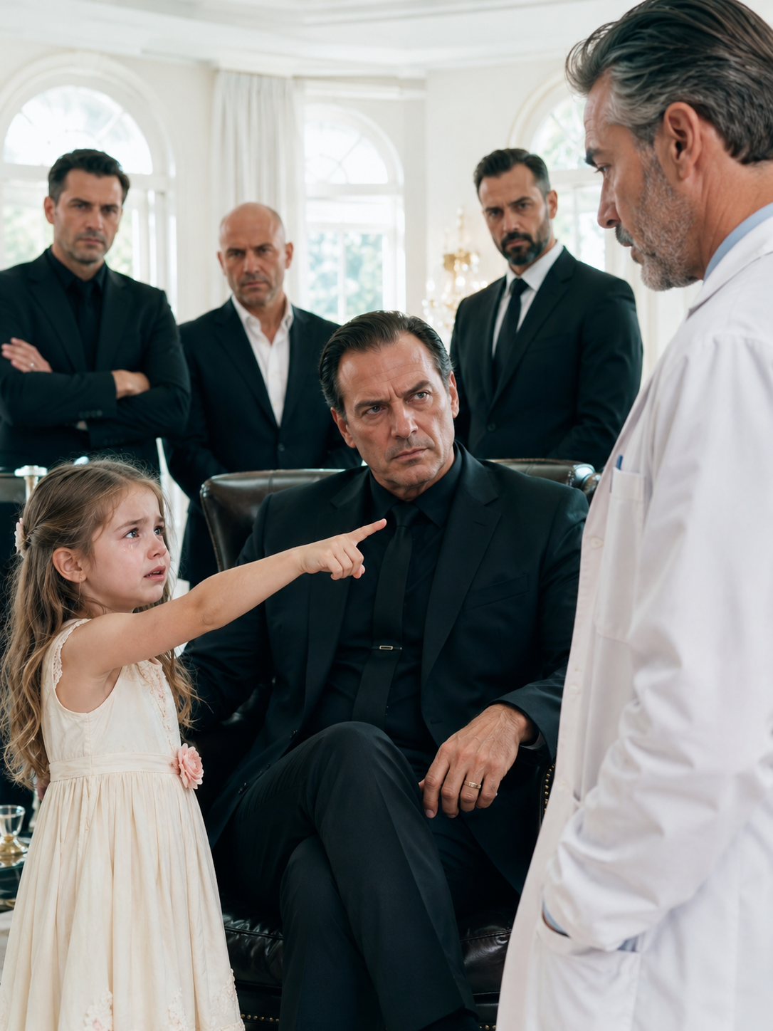 “Don’t Take That Pill!” a Little Girl Digging Through Hospital Trash Warned the Mafia Boss—Then Exposed His Father’s Killer
