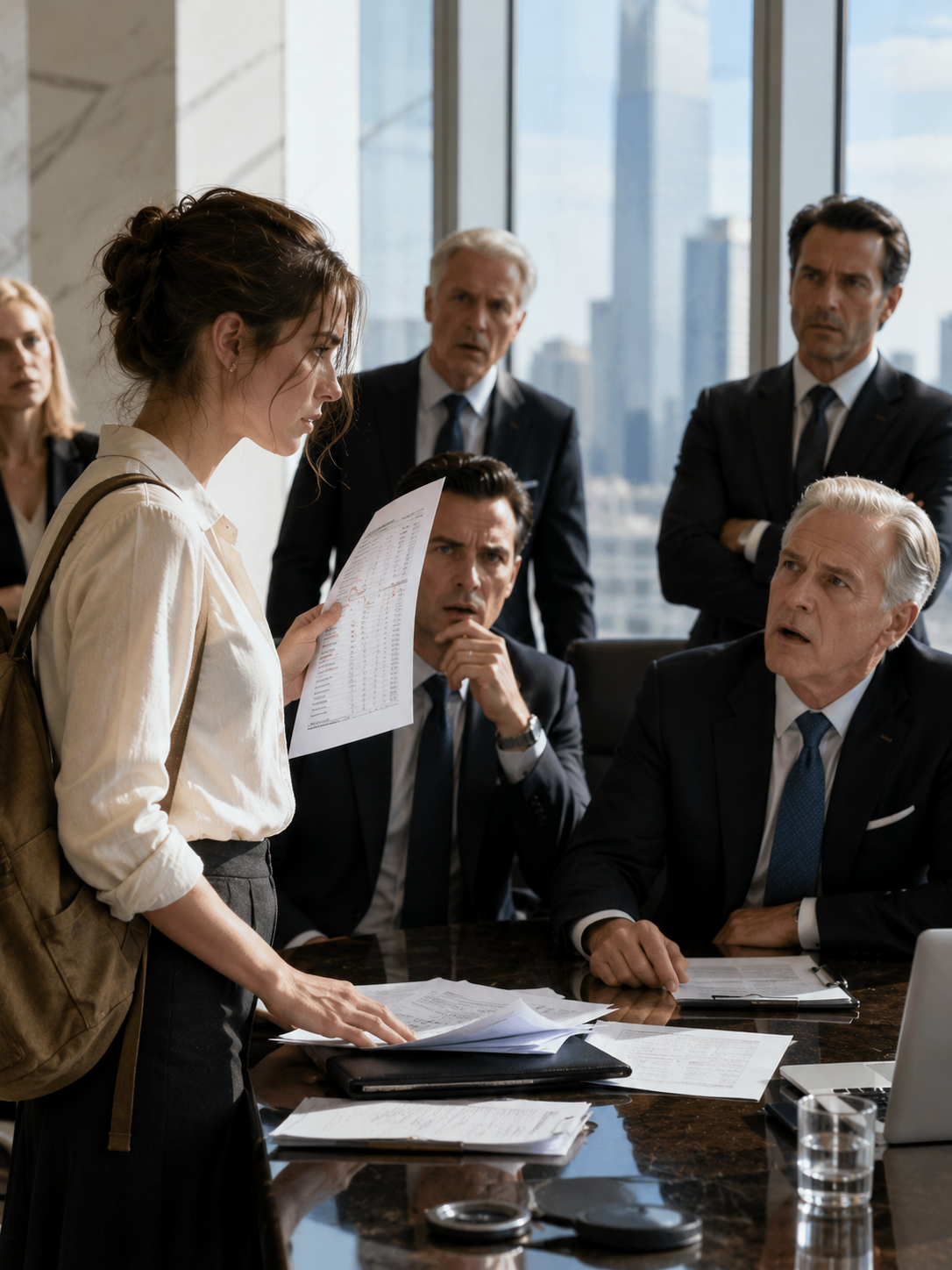 The Intern With the Cheap Backpack Found a Million Dollar Lie and the Boardroom Never Recovered