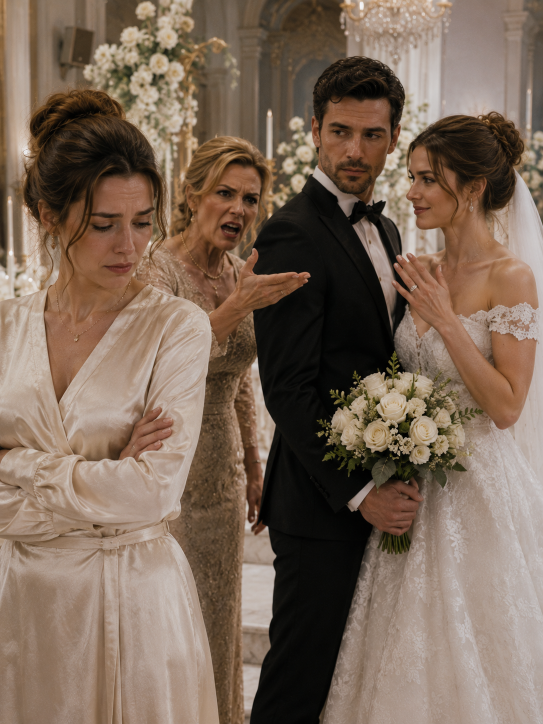 My older sister—the Golden daughter of the family—wore my wedding ring at her wedding to my fiancé after lying that I was having an affair. Then my mother declared, “He was never meant for you…” They didn’t know I owned a company that could ruin their careers