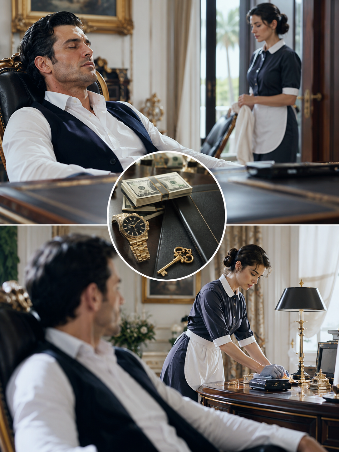 The Billionaire Pretended to Be Asleep to Test the New Maid. But When Elena Opened the Room He Had Locked for Three Years, She Returned Something He Thought Had Died With His Daughter.