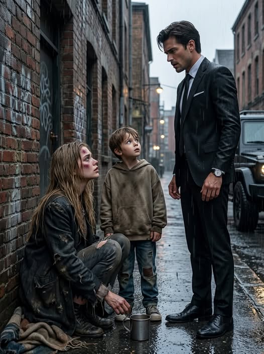 A Mafia Boss Found His Bruised Ex-Wife Begging in the Rain, Then Saw the Secret Son She Had Hidden for Seven Years to Save Him from His Own Empire
