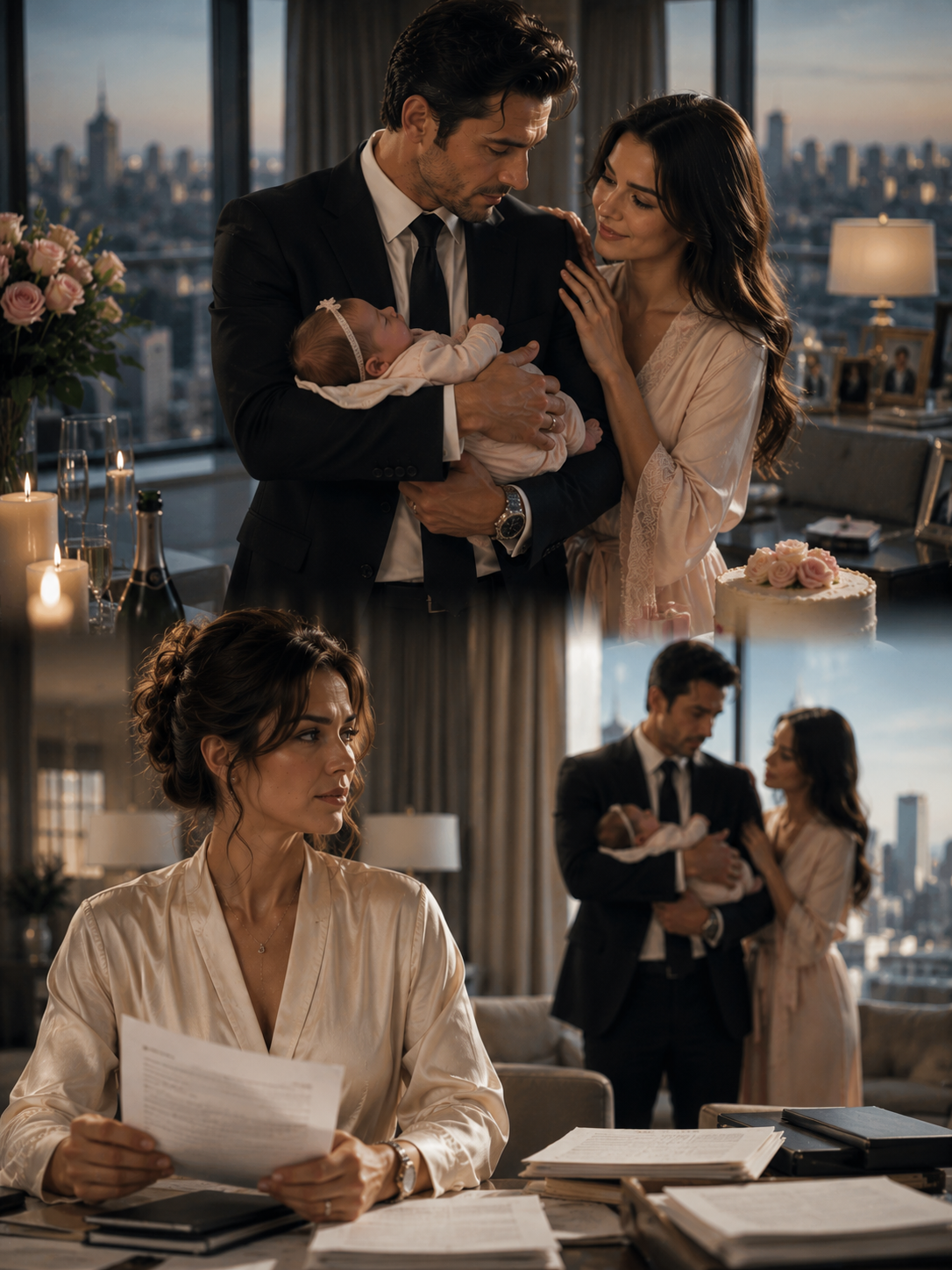 He cradled his mistress’s newborn on their wedding anniversary—so she quietly reminded him whose name was actually on every deed he’d ever signed.