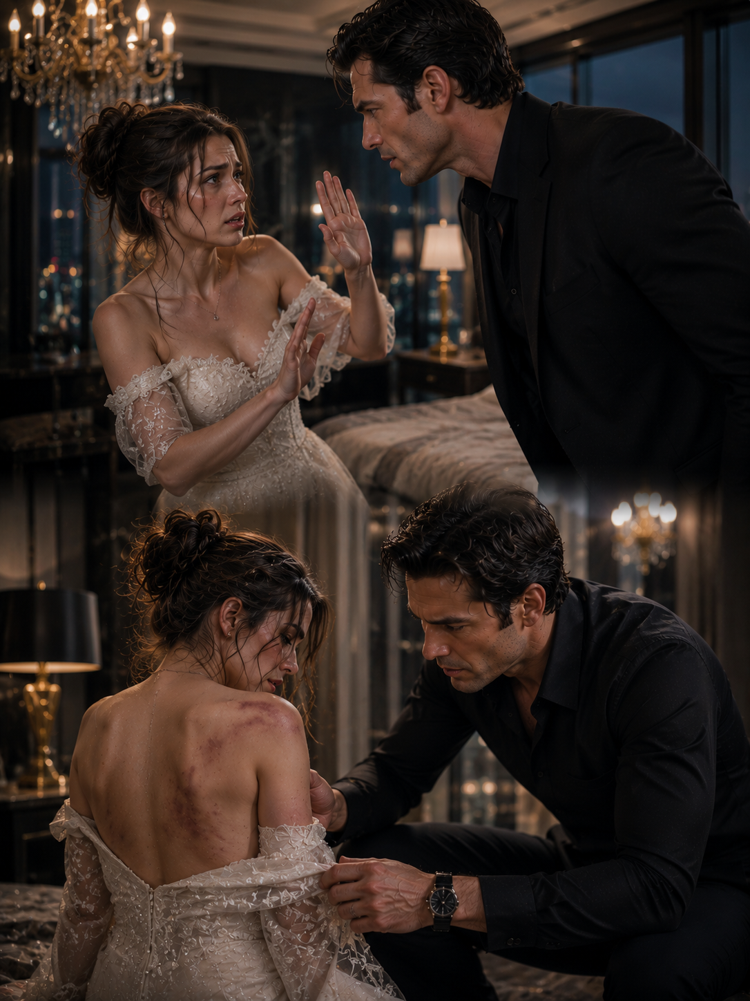 She Begged the Mafia Boss Not to Touch Her—Then He Saw the Bruises Beneath Her Wedding Dress and Lost Control