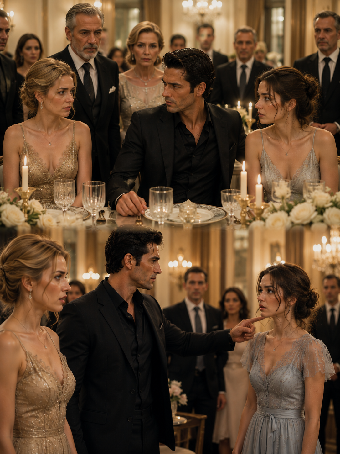 Her parents offered their golden daughter to a mafia billionaire — at the engagement dinner, he looked past her and said, “I want her sister.”
