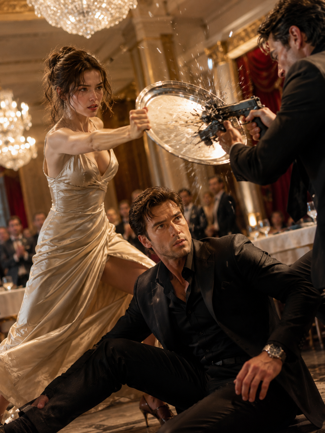 She Threw A Silver Tray At A Hitman’s Gun Hand And Saved The Most Dangerous Man In The City — Then He Found Out Exactly Who Her Father Was