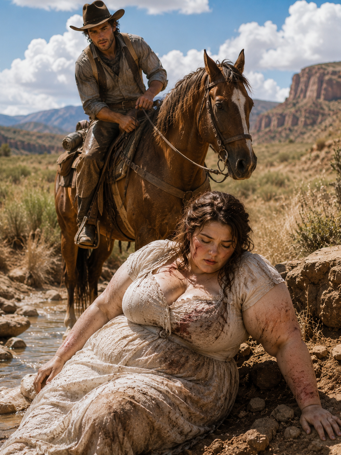 Bandits stole her life savings and left her to die — then a rancher spotted something.