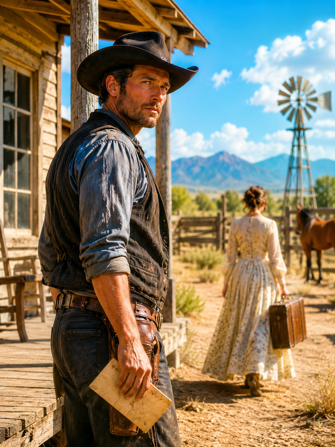 The widowed rancher ordered a practical wife by mail—then she vanished after nineteen days