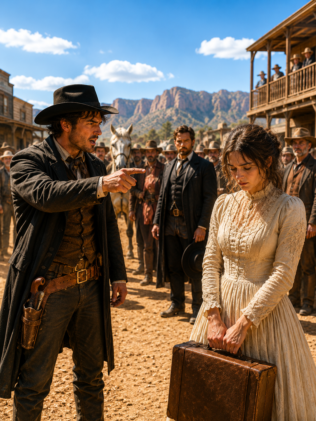“You’re not what I expected,” the groom humiliated his mail-order bride in front of the entire town. Then Another man changed her fate.