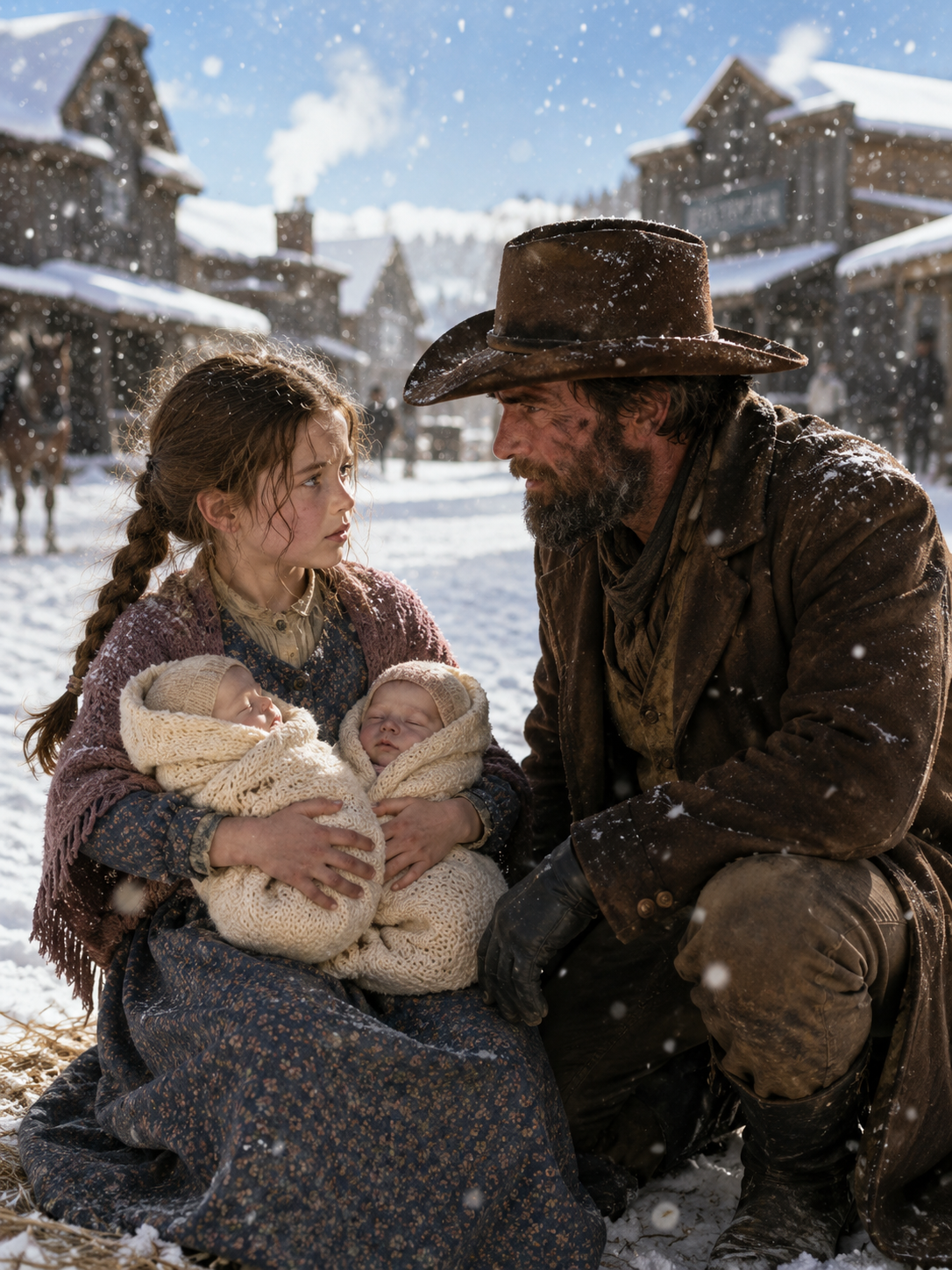 Left alone in the snow with two babies—then a cowboy found her cabin