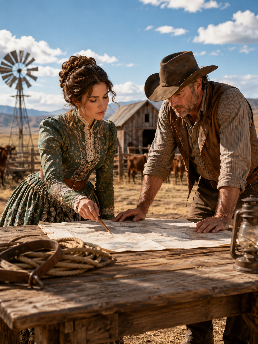 He ran 4,000 acres without a problem — she reorganized him in one week