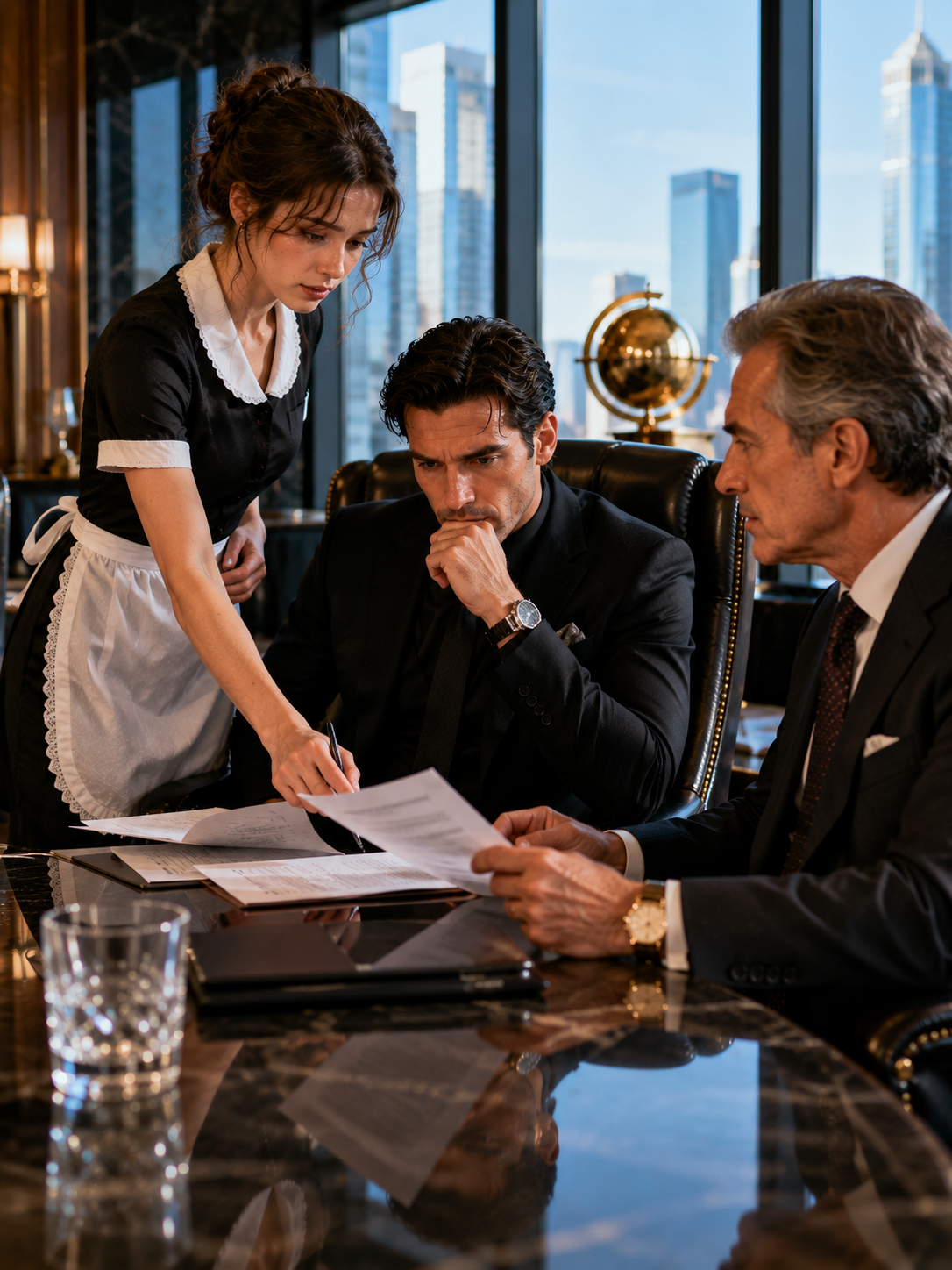 The Mafia Boss Was Losing Billions Until The Maid Stepped Forward As His Interpreter