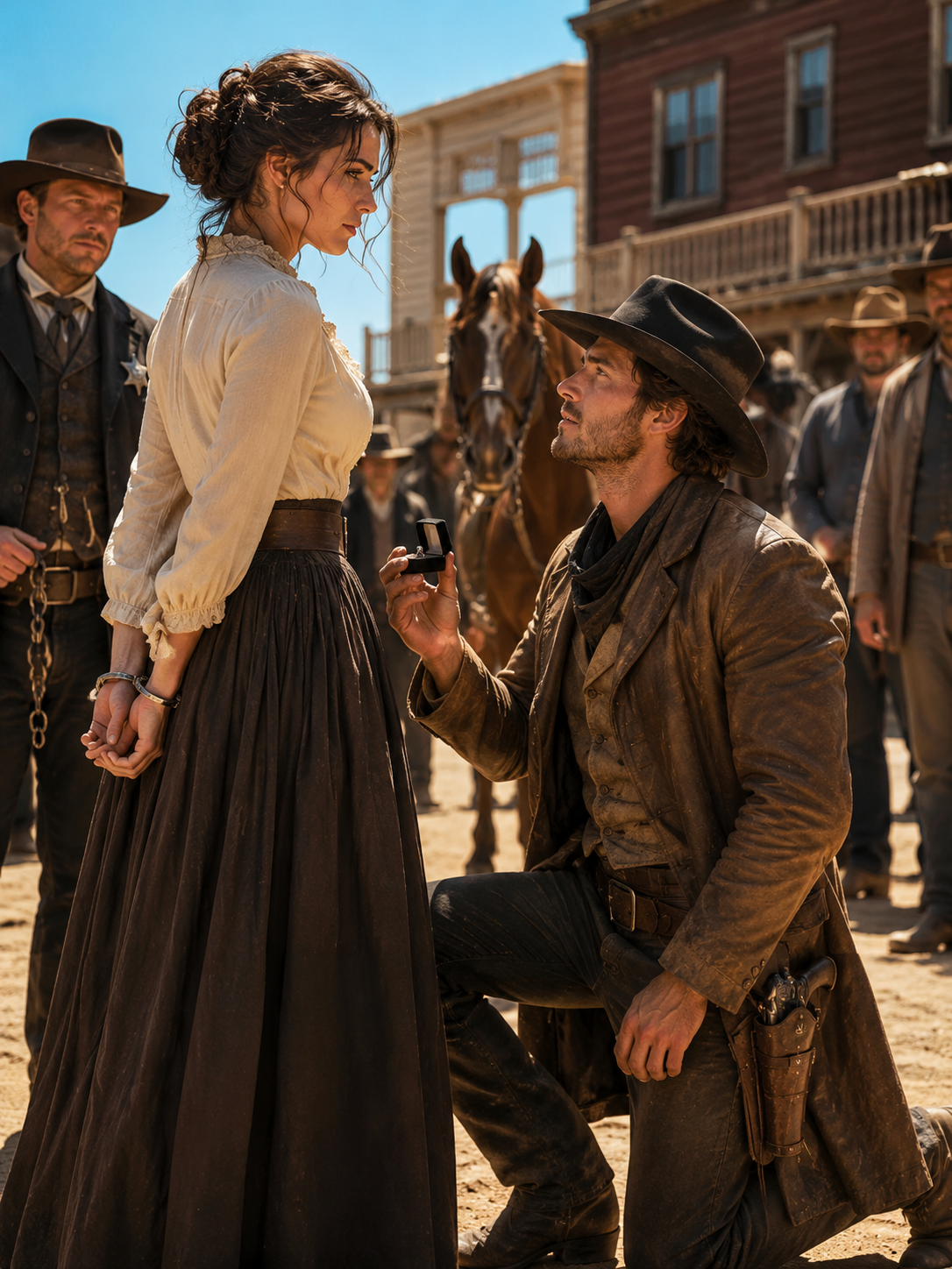 He arrested her three times — on the fourth, the cowboy asked her to marry him