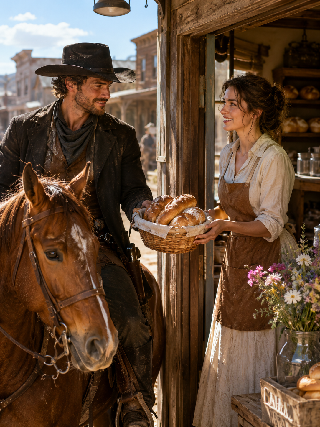 He bought her bread every morning — by winter, he asked for her hand and gave her a bakery
