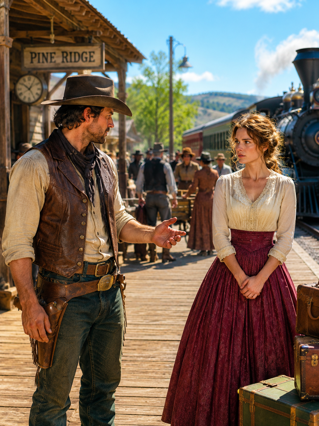 He met her at the train station… but she wasn’t what he expected