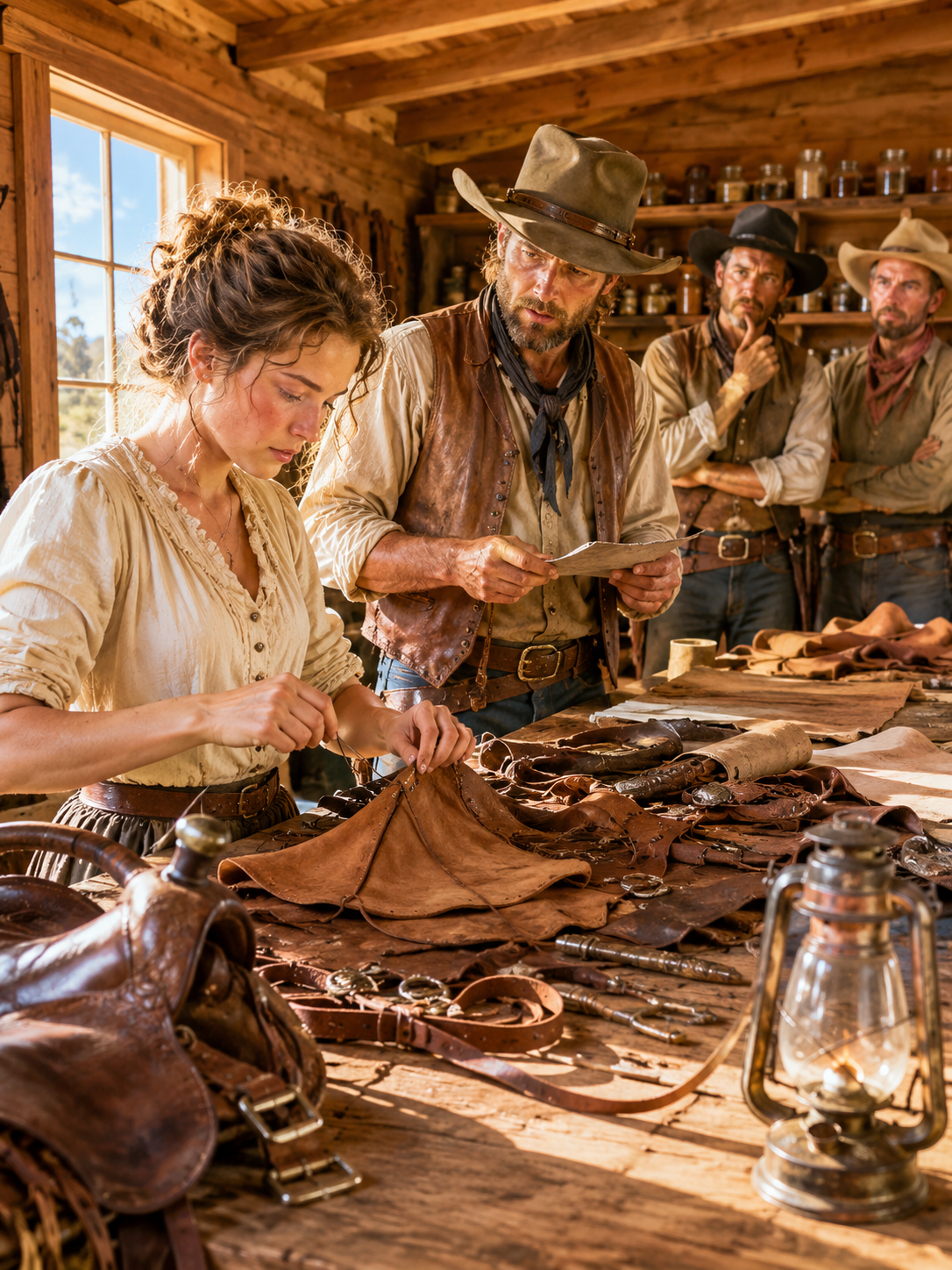 He wanted a bride who could sew curtains — she sewed the ranch back together