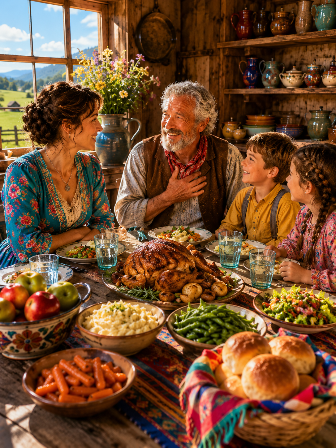 She invited her lonely neighbor to sunday lunch… then he said, “i’d forgotten what family felt like.”