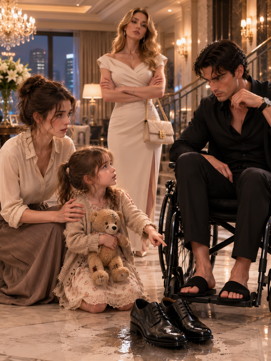 “Mama… Why Are His Shoes Wet?” A Nanny’s Little Daughter Spotted the Clue That Saved the Mafia Boss From His Fiancée