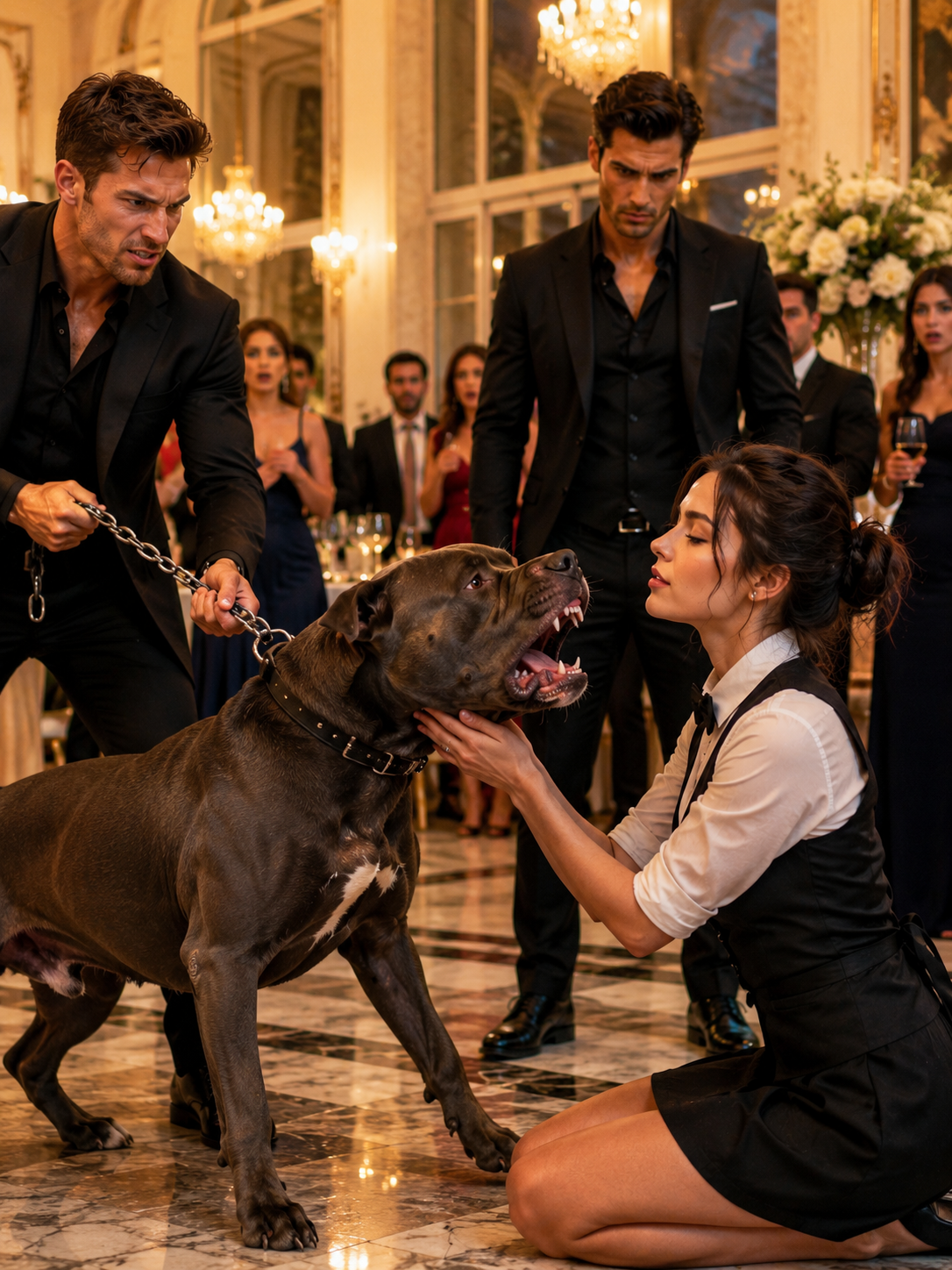 The Mafia Boss Unleashed His Pitbull on the Waitress—But Her Next Move Left Him Speechless