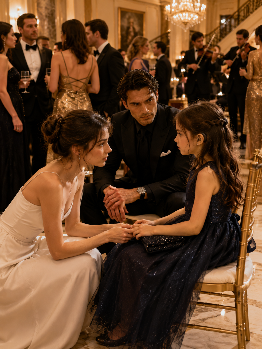 The CEO’s Deaf Niece Sat Alone at the Charity Gala—Then a Quiet Pediatrician Knelt Down and Did the Unexpected