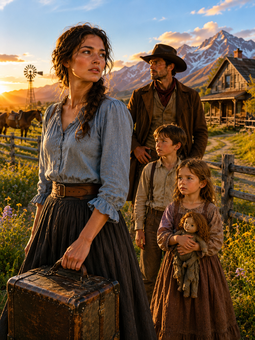 Penniless in a Frontier Town, She Rejected a Wealthy Merchant’s Comfortable Proposal — Then a Quiet Rancher Showed Her His Dead Wife’s Barren Garden