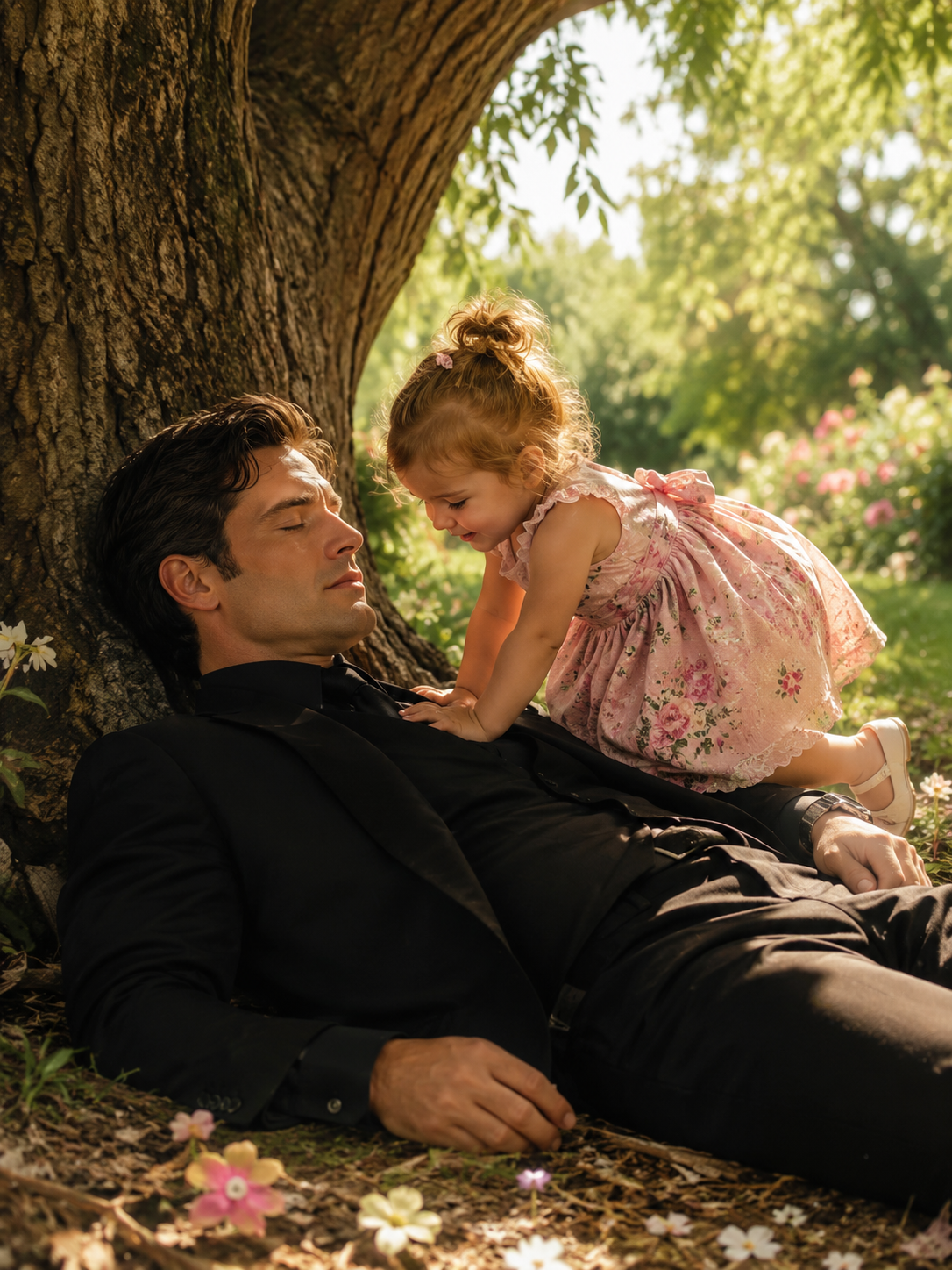 The Mafia Boss Pretended To Be Asleep Beneath A Tree—Until A Maid’s Toddler Did The One Thing Nobody Expected