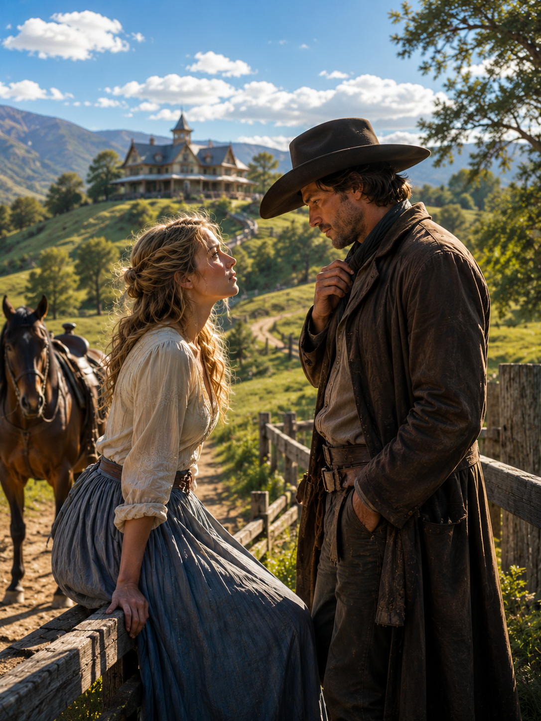 To Save Her Dying Brother, She Married a Penniless Stranger With One Gold Coin — Then He Drove Her Over the Ridge