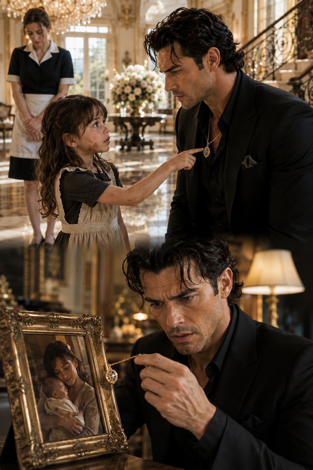 “That Necklace Belongs to My Mommy, Sir…” The Maid’s Little Girl Said — The Mafia Boss Froze