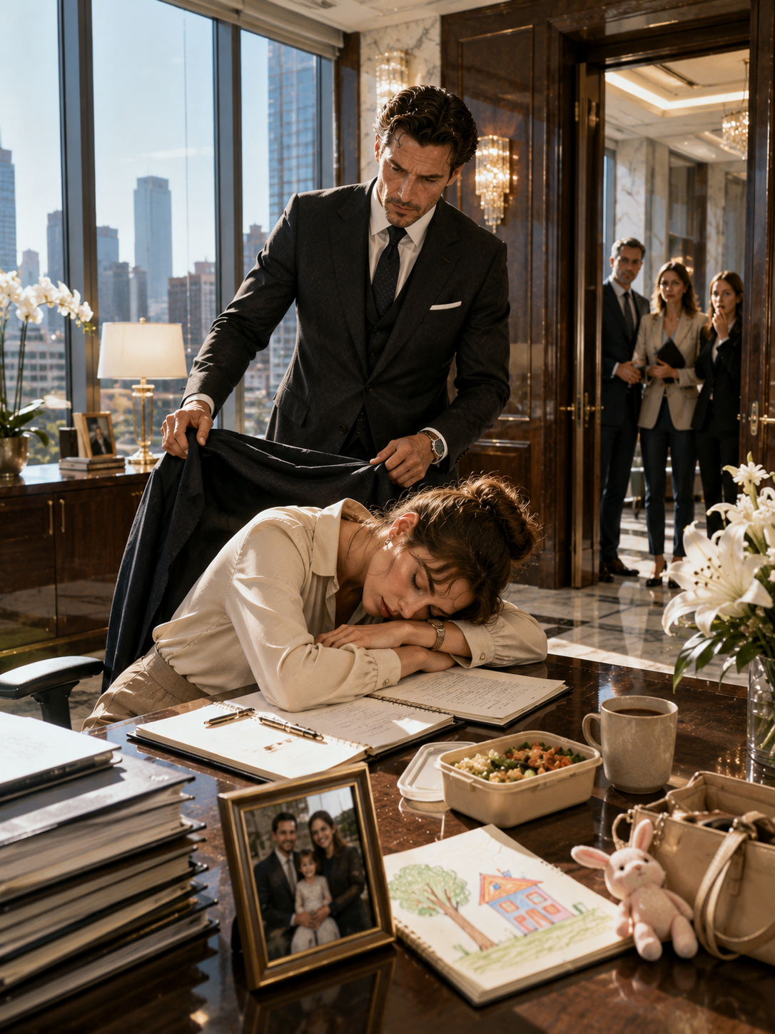 Everyone Expected the Boss to Wake Her Up—Until He Discovered Why She Had Fallen Asleep