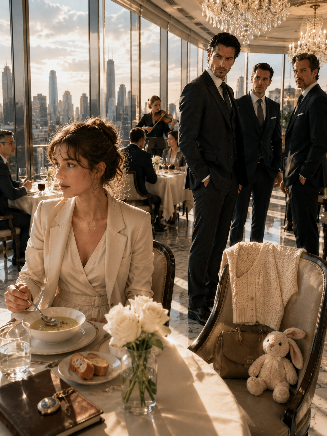 One Glance at the Single Mom Dining Alone Made the Mafia Boss Ask, “Who Is She?”