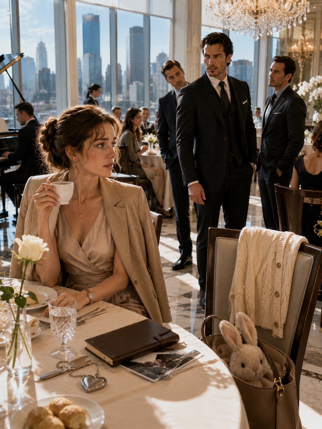 One Glance at the Single Mom Dining Alone Made the Mafia Boss Ask, “Who Is She?”