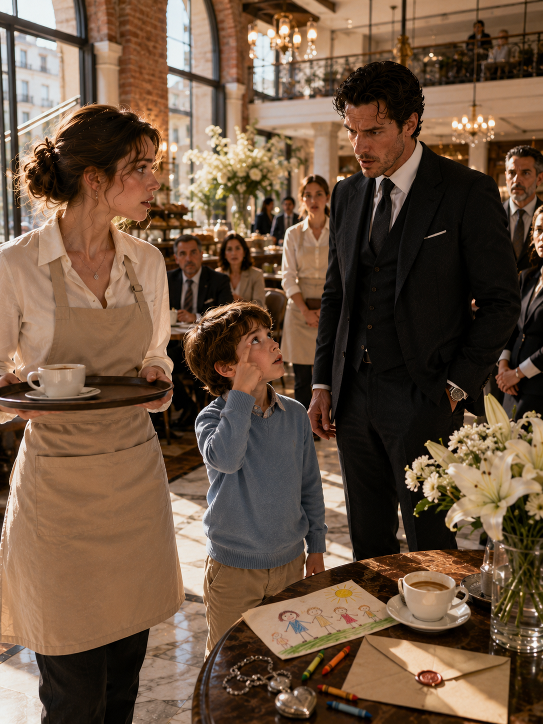 The Mafia Boss Thought He Could Never Have a Child—Until a Waitress’s Little Boy Looked Up and Said, “You Have My Eyes.”