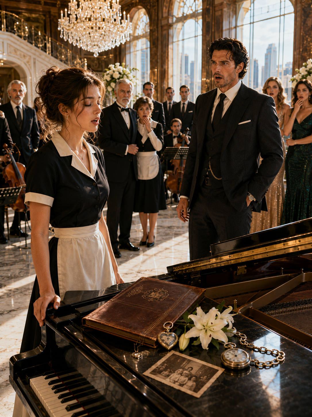 Every Beautiful Woman in Chicago Failed to Move the Mafia Boss—Then the Maid Sang One Forgotten Song and Froze His Empire