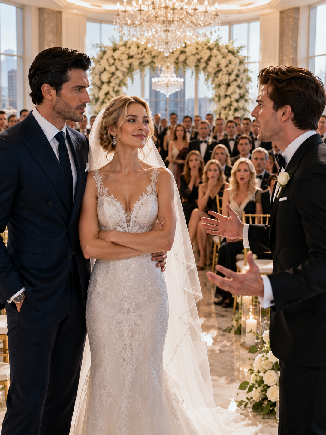 She smiled while he insulted her in French, then canceled the wedding and married the billionaire who helped her take everything back