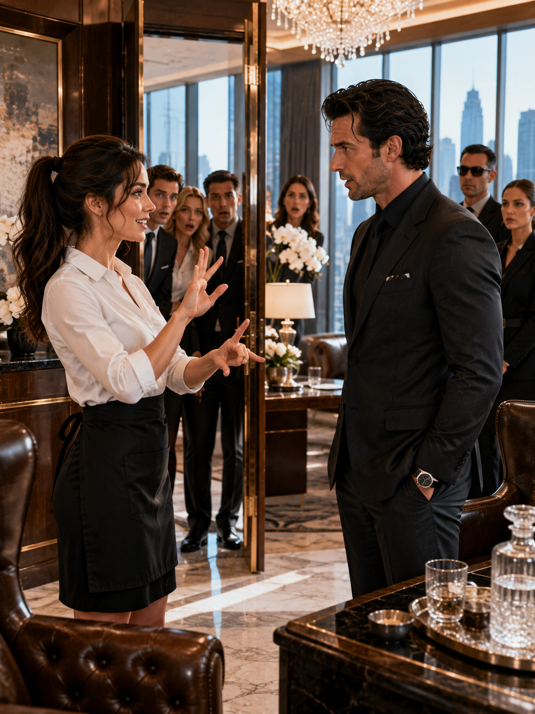 Coworkers sent the broke waitress into the deaf mafia boss’s private room as a cruel prank, certain she’d humiliate herself in front of the most feared man in the city. Instead, she lifted her hands and signed a perfect greeting—stunning him into silence. Weeks later, he offered to destroy the men who mocked them both. Her answer would test everything he thought power meant.