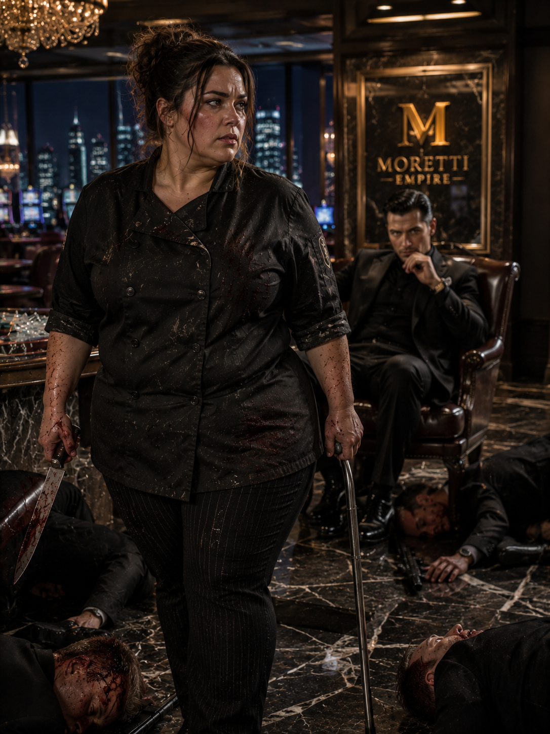 Everyone Called Her the Fat Kitchen Ghost—Then the Mafia Boss Watched Her Tear Apart the Assassins Who Came to Bury Them.