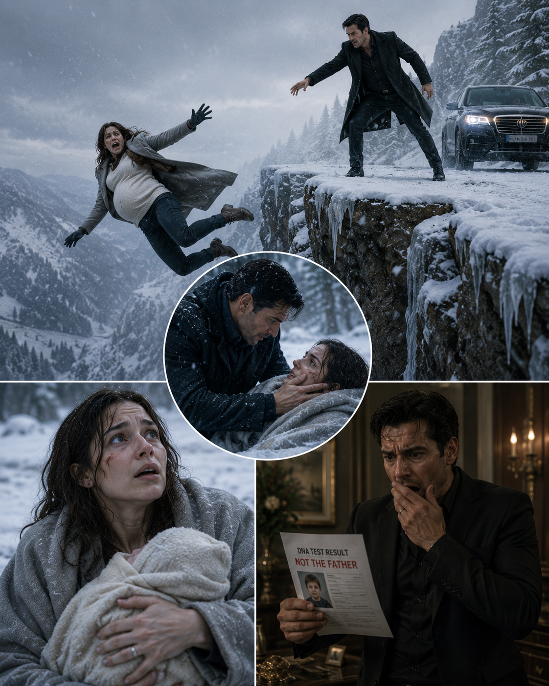 HE PUSHED HIS PREGNANT WIFE OFF A CLIFF FOR A FIFTY-MILLION-DOLLAR POLICY — HE NEVER EXPECTED HER RESCUER TO HOLD THE POWER TO DESTROY HIM